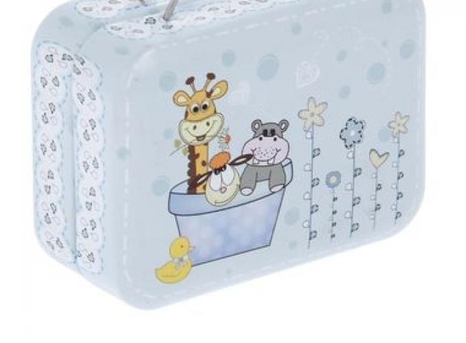 Шкатулка металл Сумочка зоопарк 3,5х7,5х5,5 см