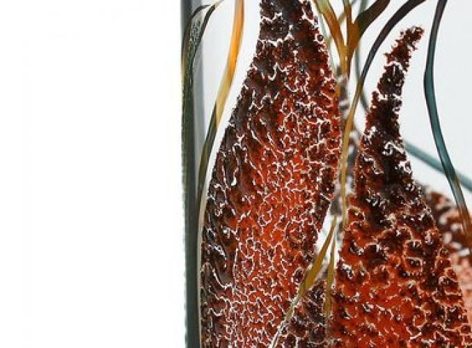 Ваза FLORA Тюльпаны  26,5 см