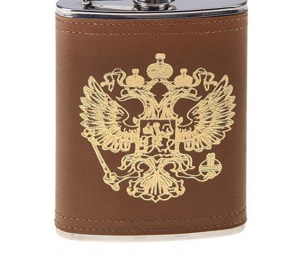 Фляжка 240 мл «Герб РФ»