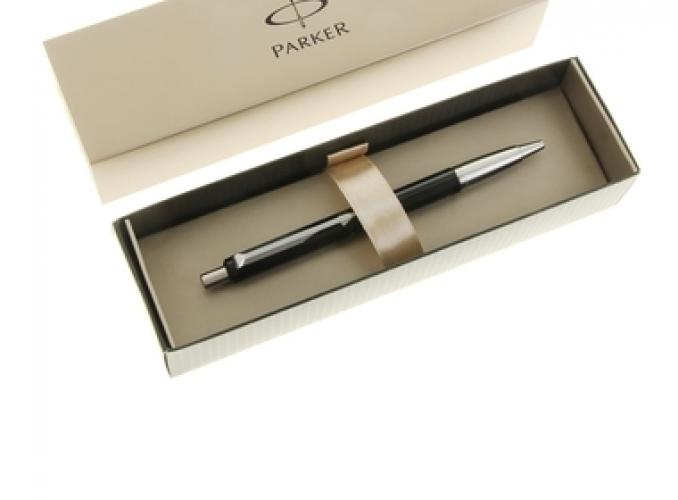 Ручка шариковая Parker Vector Standard Black M, синие чернила