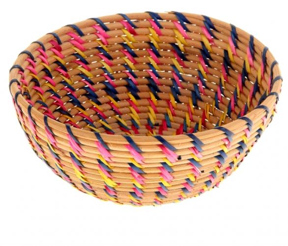 Корзина Радуга из ротанга