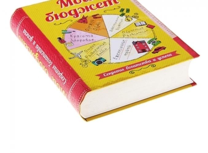 Набор в книге-шкатулке Мой бюджет: конверты 6 шт.+блокнот+ручка+визитница 12 холдеров