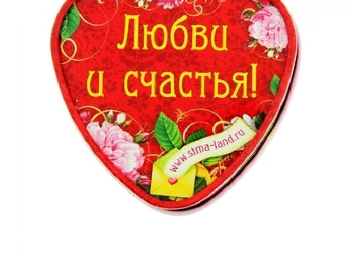 Набор мыльные лепестки в шкатулке-сердце Валентинка