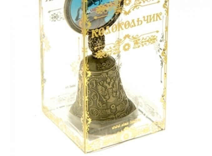 Колокольчик с фольгированной вставкой Санкт-Петербург
