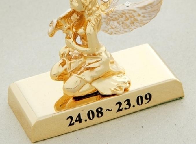 Сувенир Знак зодиака Дева, с хрусталиками Сваровски
