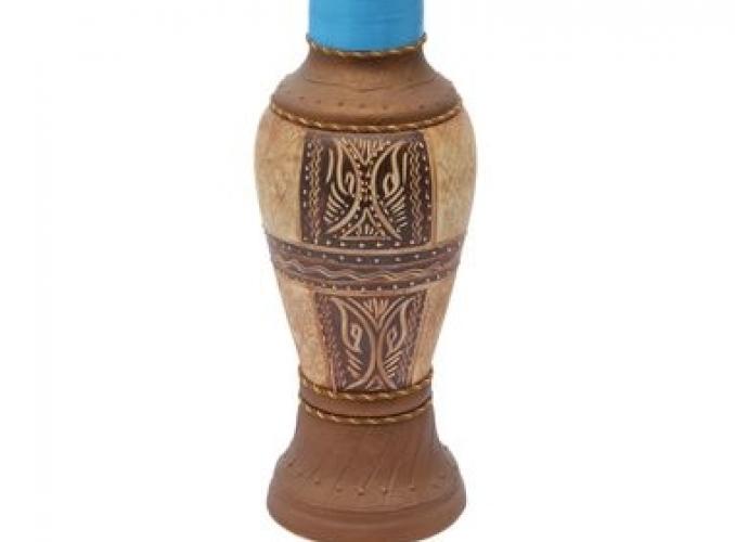 Ваза напольная Алладин ангоб, лента, микс