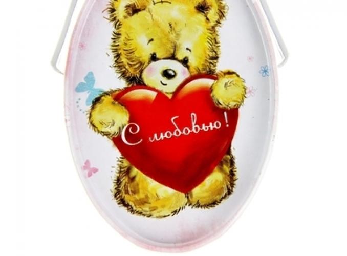 Шкатулка корзинка малая Мишка