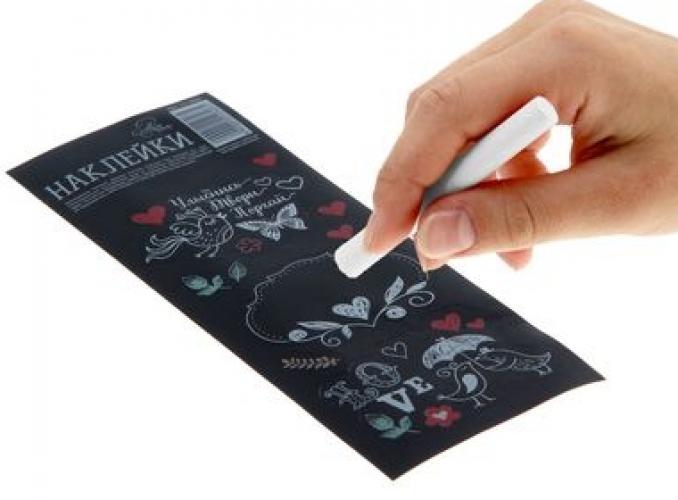 Наклейки для записей меломLOVE, 7 х 19,5 см