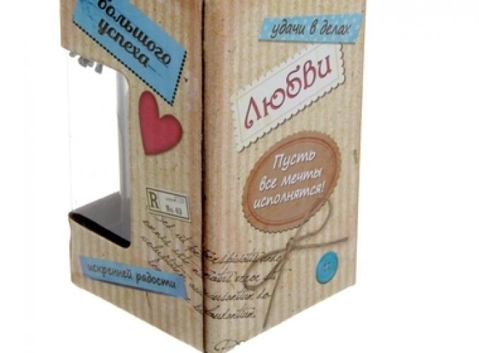 Баночка пожелание С нежными пожеланиями
