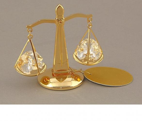 Сувенир Весы с хрусталиками Сваровски