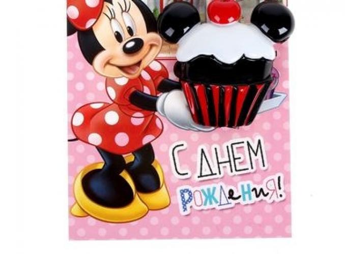 Открытка с магнитом Капкейк Микки, Микки Маус и друзья
