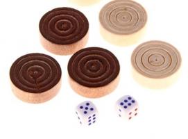 Нарды-шашки большие Волк, 60х30х3,5 см