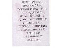 Сувенир Домовой