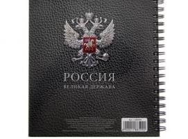 Ежедневник на гребне «Россия» 80л.