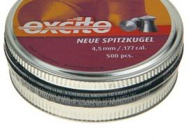 Пули пневм. H&amp;N Neue Spitz-Kugeln, гладк., 4,5 мм., 8,49 гран (500 шт.)