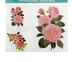 Наклейка-переводка Розовый пион
