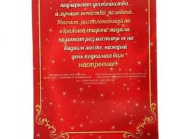 Медаль на магните Водитель супер ас