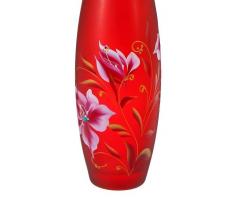 Ваза Flora Цветущая ветка стразы, рубин