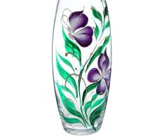 Ваза Flora Бабочки на листьях