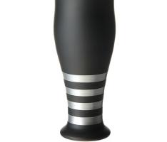 Ваза Black satin Silver