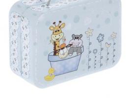 Шкатулка металл Сумочка зоопарк 3,5х7,5х5,5 см