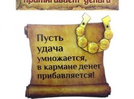 Магнит денежный Пусть удача умножается