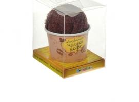 Сувенирное полотенце Collorista Любимая чашка кофе, 20 х 20 см, хлопок
