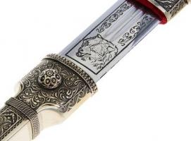 Кинжал сувенирный «Резной» 54 см