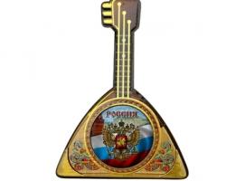 Магнит в форме балалайки «Россия»