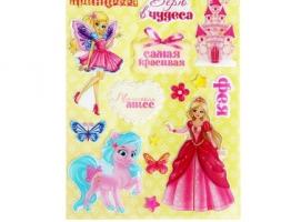 Наклейки эпоксидные Волшебная страна,11 х15 см