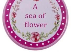Шкатулка металл A sea of flower 10х10х7 см