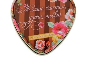 Набор мыльные лепестки 3 шт в шкатулке-сердце Дорогой подруге
