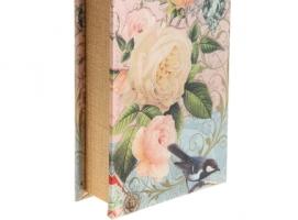 Ключница-книга Соловей в пионах