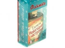 Фляжка Глоток Новогоднего настроения Символ Года 30 мл
