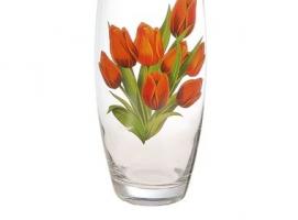 Ваза Flora Тюльпаны микс