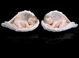 Сувенир Спящий маленький ангелок лакированный МИКС