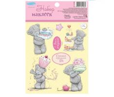 Me To You Наклейки декоративные С Днем Рождения! , 11 х 17 см
