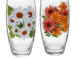 Ваза Flora Цветы микс