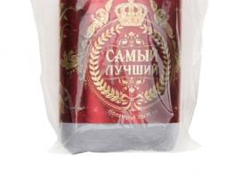 Полотенце сувенирное Collorista Самый лучший 30х70 см хлопок