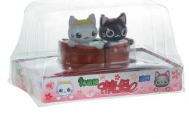 Маятник 2 котенка в ведерке