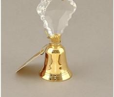 Сувенир Колокольчик с ручкой из хрусталика сваровски