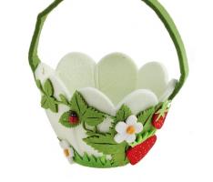 Корзинка Клубничка и божья коровка