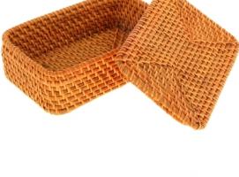 Шкатулка Прямоугольная из ротанга