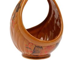 Конфетница Корзинка коричневая