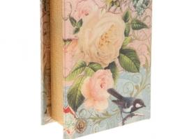 Ключница-книга Соловей в пионах