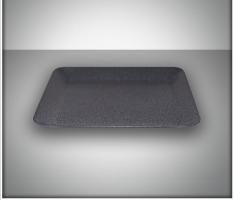 Подсвечник тарелка квадратная 100х100 №3