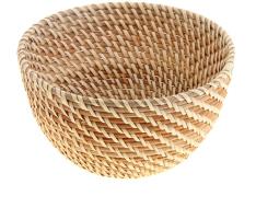 Корзина Натуральный беж из ротанга