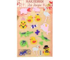 Наклейка Зоопарк МИКС