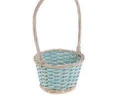 Корзина плетеная,ива D21хH13/41 см