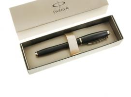 Ручка перьевая Parker Urban Muted Black GT, перо F (тонкое)